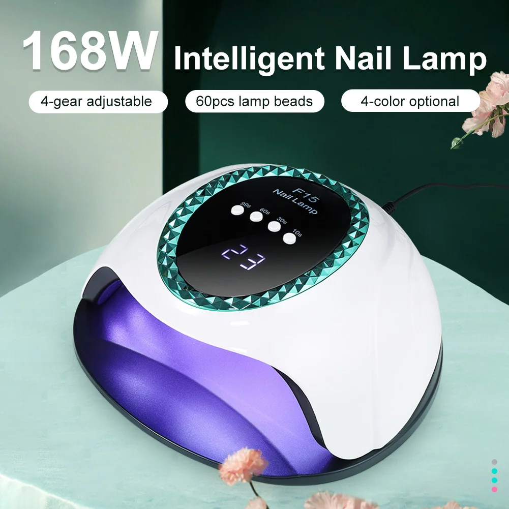 168W Women LED Lamp for Nails Smart Sensor Nail Drying Lamp For Drying All Polish Gels UV/LED Lamp Nail Art Salon Manicure Tool
168W Women LED Lamp for Nails Smart Sensor Nail Drying Lamp For Drying All Polish Gels UV/LED Lamp Nail Art Salon Manicure Tool