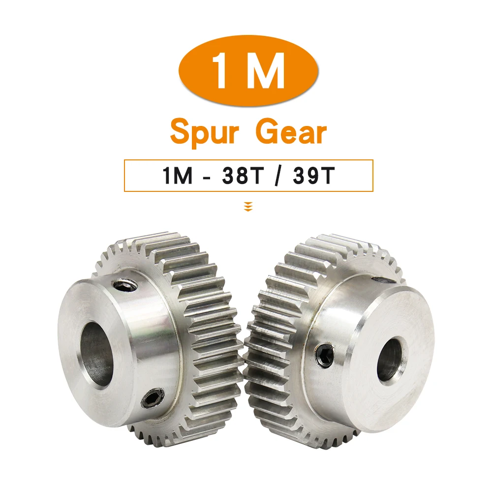 1 Piece Gear Wheel 1M-38T/39T Bore Size 8/10/12/14 mm 304 Stainless Steel Motor Gear Teeth Thickness 10 mm Total Height 20 mm
1 Piece Gear Wheel 1M-38T/39T Bore Size 8/10/12/14 mm 304 Stainless Steel Motor Gear Teeth Thickness 10 mm Total Height 20 mm