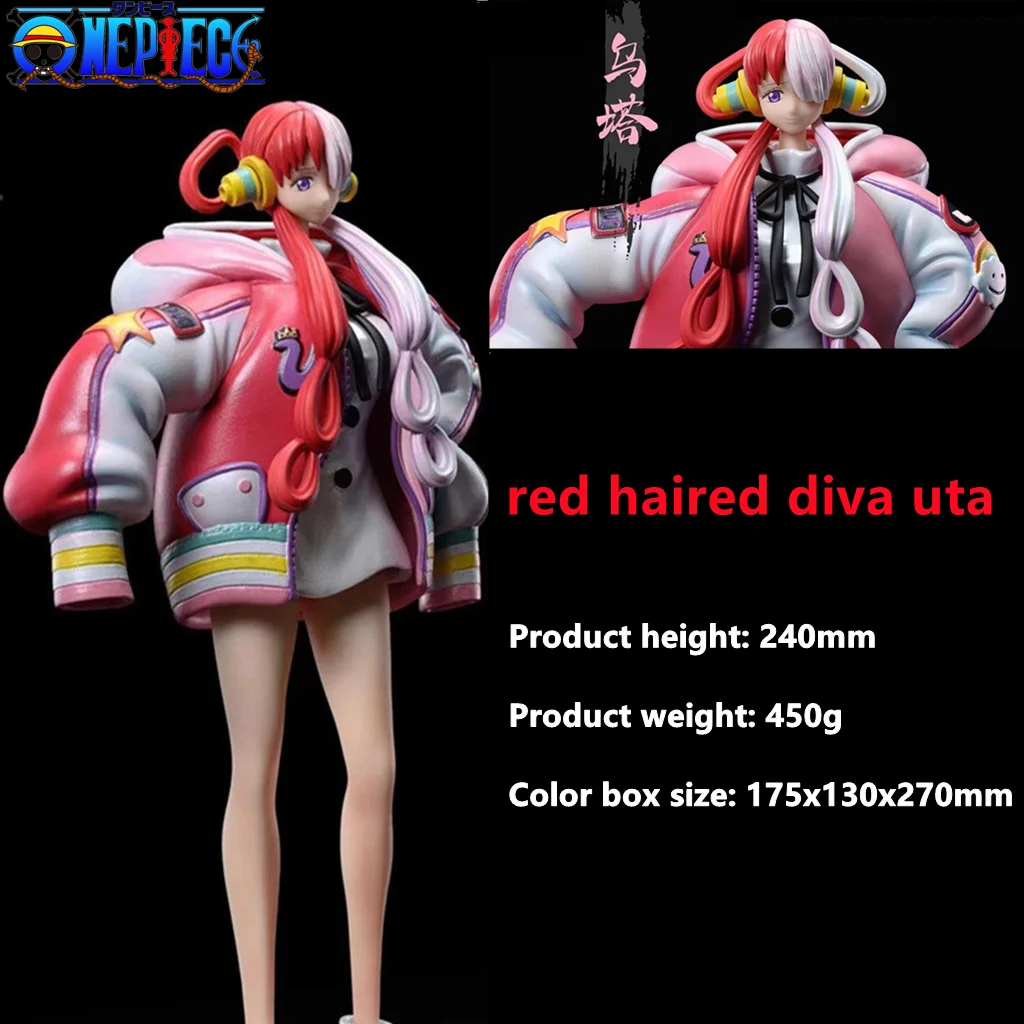 24cm Anime One Piece Red Haired Diva Theatrical Edition Uta Beautiful Girl Collection Figure Ornaments Model Toys Creative Gift
24cm Anime One Piece Red Haired Diva Theatrical Edition Uta Beautiful Girl Collection Figure Ornaments Model Toys Creative Gift