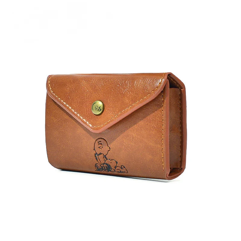 Snoopy Charlie Brown Kawaii Japanese Magazine Appendix Paragraph Male and Female Universal Tri-fold Pu Leather Short Coin Purse
Snoopy Charlie Brown Kawaii Japanese Magazine Appendix Paragraph Male and Female Universal Tri-fold Pu Leather Short Coin Purse