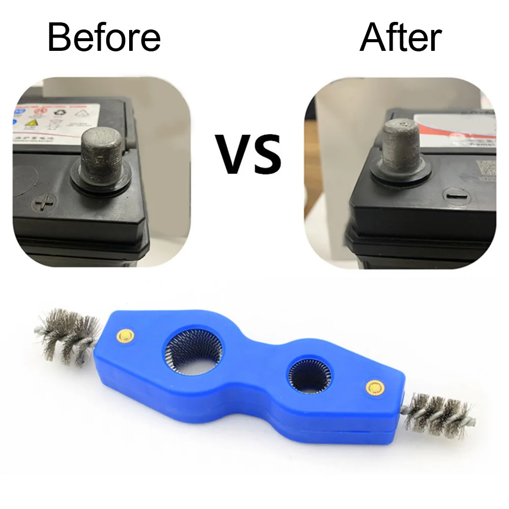 4 In 1 Car Auto Truck Battery Brush Tool For 7/8\" 5/8\" Terminals Clamps Cleaner To Clean 7/8" And 5/8" Terminals And Clamps.
4 In 1 Car Auto Truck Battery Brush Tool For 7/8\" 5/8\" Terminals Clamps Cleaner To Clean 7/8" And 5/8" Terminals And Clamps.