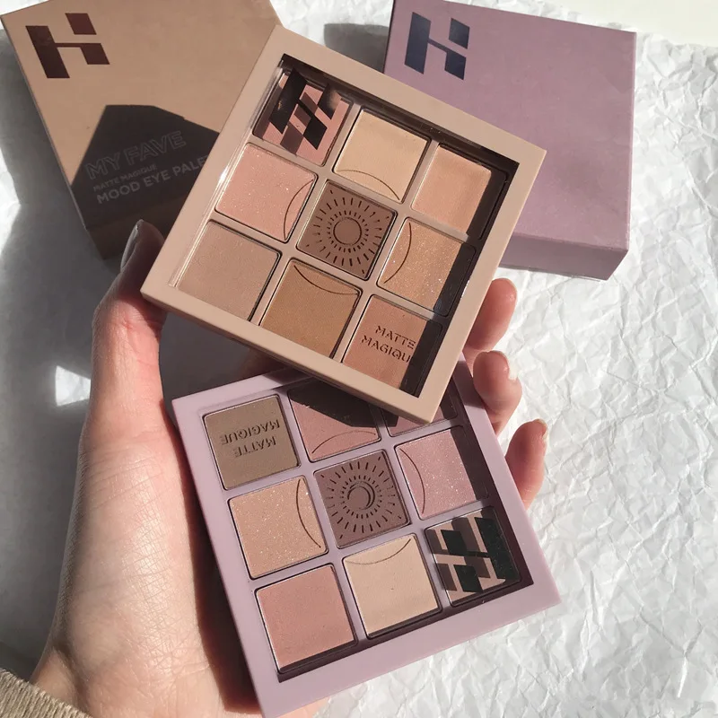 Hot 9 Color Matte Eyeshadow Glitter Palette Pearlescent Earth Color Eye Shadow Long Lasting Shimmer Eye Pigments Make Up Set Rab
Hot 9 Color Matte Eyeshadow Glitter Palette Pearlescent Earth Color Eye Shadow Long Lasting Shimmer Eye Pigments Make Up Set Rab