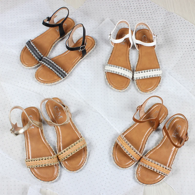 Roman Sandals Comfort Shoes for Women Buckle Strap Suit Female Beige Summer Heels Large Size Open Toe Gladiator Pearl Fashion Fl
Roman Sandals Comfort Shoes for Women Buckle Strap Suit Female Beige Summer Heels Large Size Open Toe Gladiator Pearl Fashion Fl