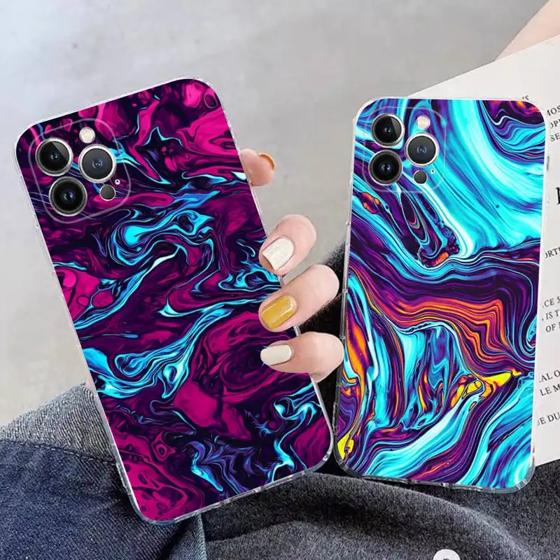 Abstract Colorful Liquid Phone Case For iPhone 11 12 13 14 Mini Pro Max XR X XS TPU Clear Case For 8 7 6 Plus SE 2020
Abstract Colorful Liquid Phone Case For iPhone 11 12 13 14 Mini Pro Max XR X XS TPU Clear Case For 8 7 6 Plus SE 2020