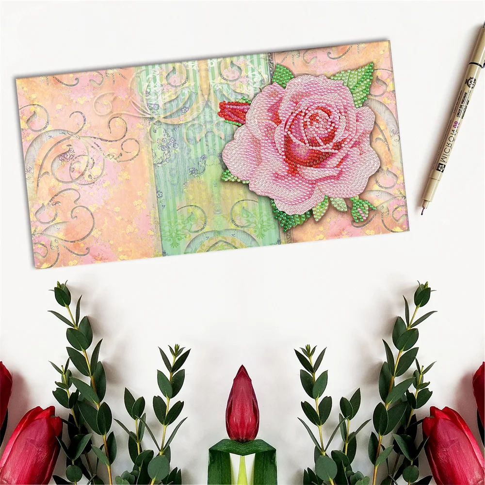 New Ldyllic Rose Flower Greeting Card Diamond Painting Flower Greeting Card For Lady Blessing Card Mother Greeting Card
New Ldyllic Rose Flower Greeting Card Diamond Painting Flower Greeting Card For Lady Blessing Card Mother Greeting Card