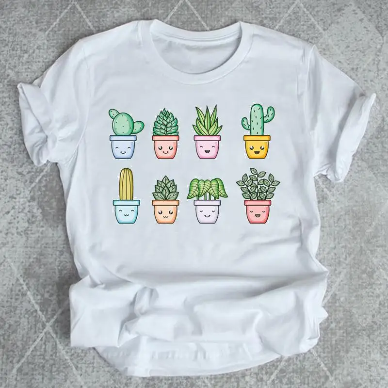Women Print Shirt Plant Sweet Lovely Female Graphic T Top Aesthetic Short Sleeve Fashion Summer T-shirts Cartoon Tee T-Shirt
Women Print Shirt Plant Sweet Lovely Female Graphic T Top Aesthetic Short Sleeve Fashion Summer T-shirts Cartoon Tee T-Shirt