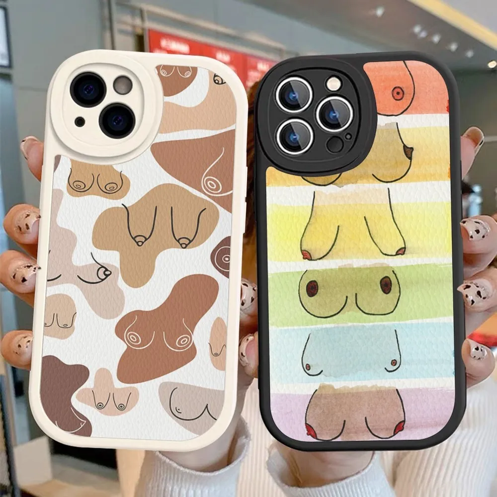 Boobs Art Print Phone Case Hard Leather For IPhone 14 13 12 Mini 11 14 Pro Max Xs X Xr 7 8 Plus Fundas
Boobs Art Print Phone Case Hard Leather For IPhone 14 13 12 Mini 11 14 Pro Max Xs X Xr 7 8 Plus Fundas
