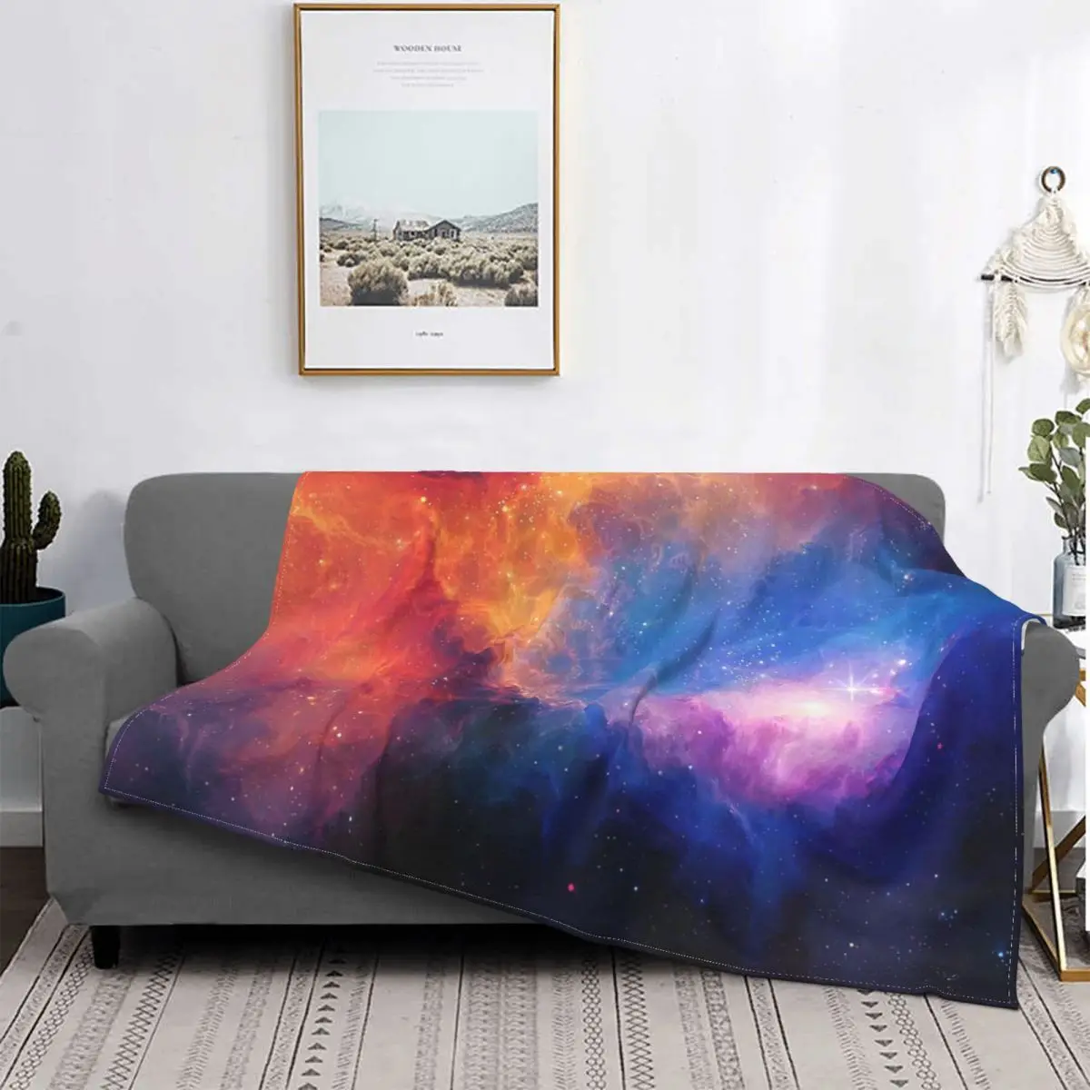 Galaxy Star Sky Night Space Blanket Four Seasons Stitch Soft Portable Flannel Throw Blankets For Bed Travel 
Galaxy Star Sky Night Space Blanket Four Seasons Stitch Soft Portable Flannel Throw Blankets For Bed Travel