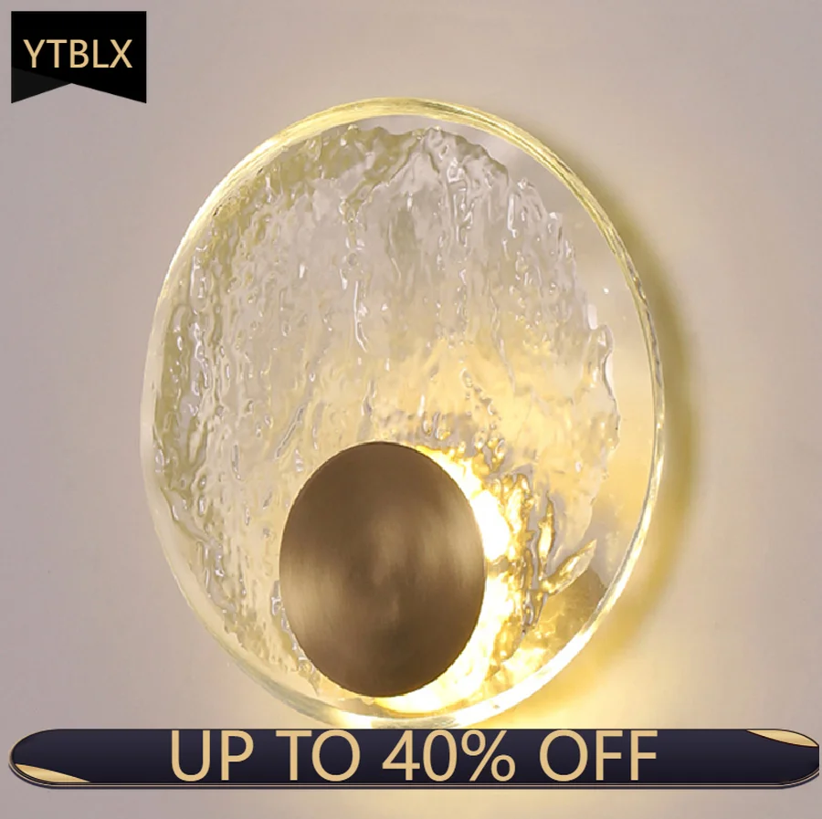 IWP Modern Round Copper Wall Light Luxury Crystal Golden Bedside Lamp Indoor Corridor Aisle Decor Sconce Living Room Stair Lamp
IWP Modern Round Copper Wall Light Luxury Crystal Golden Bedside Lamp Indoor Corridor Aisle Decor Sconce Living Room Stair Lamp