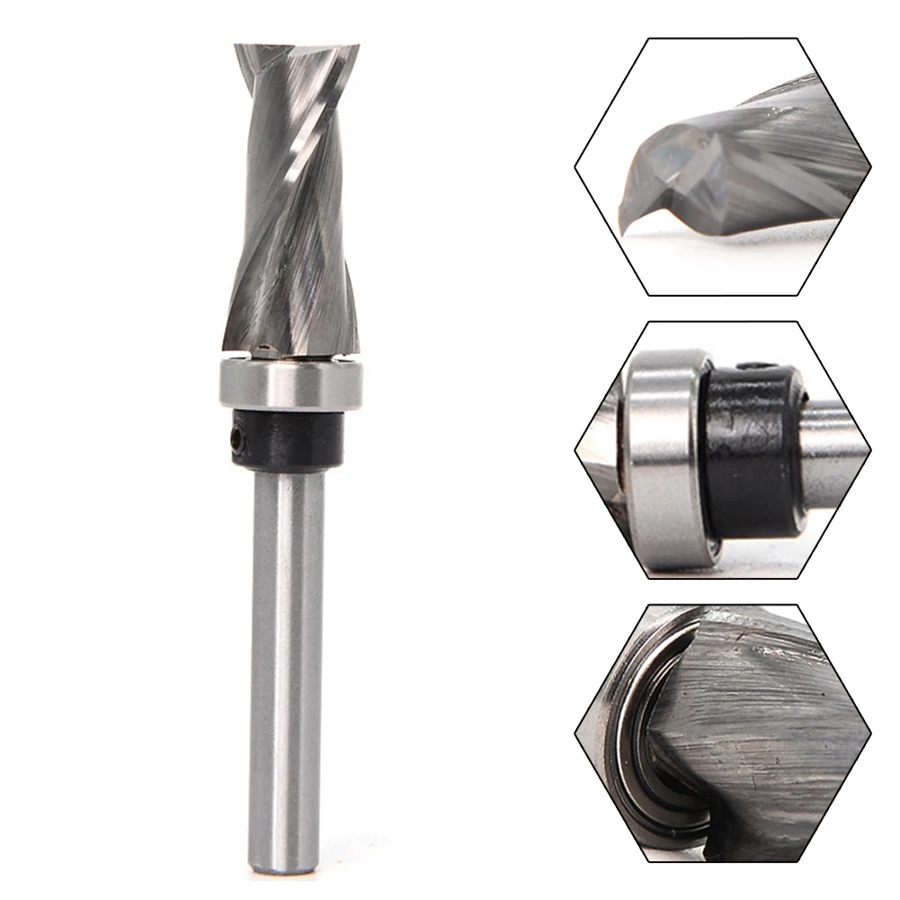 1pc Bearing Router Bit End Mill CNC Shank 6mm/6.35mm Solid Carbide Compression Flush Trim For Woodworking Trimming
1pc Bearing Router Bit End Mill CNC Shank 6mm/6.35mm Solid Carbide Compression Flush Trim For Woodworking Trimming