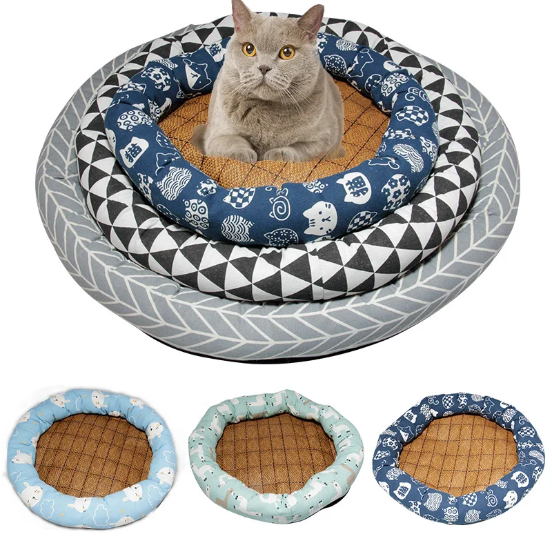NEW Four Seasons Pet Kitten Summer Sleeping Mat Bed-mat for Summer Round Kennel Doghouse Winter Peret Warm Keep Warm Stay
NEW Four Seasons Pet Kitten Summer Sleeping Mat Bed-mat for Summer Round Kennel Doghouse Winter Peret Warm Keep Warm Stay