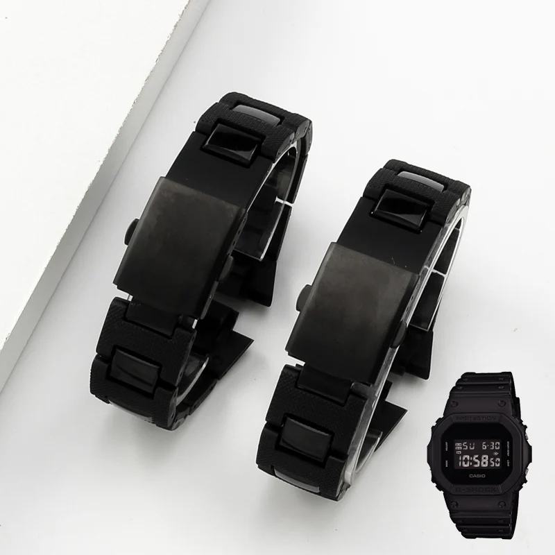 Черный пластиковый ремешок для Casio G-SHOCK DW6900 DW9600 DW-5600 Складная Пряжка 16 мм Мужской сменный Браслет для часов
Черный пластиковый ремешок для Casio G-SHOCK DW6900 DW9600 DW-5600 Складная Пряжка 16 мм Мужской сменный Браслет для часов