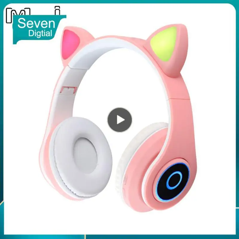 Stereo Earbuds Led Flash Light Wireless Headphone With Mic Cat Ears Headset For Huawei Music Earphone
Stereo Earbuds Led Flash Light Wireless Headphone With Mic Cat Ears Headset For Huawei Music Earphone
