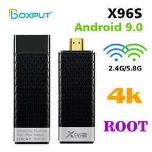 X96S Smart TV Stick Android 9.0 TV Box Amlogic S905Y2 DDR3 4GB 32GB Root X96 Mini PC 5G WiFi BT 4.2 TV Dongle 4K Media Player