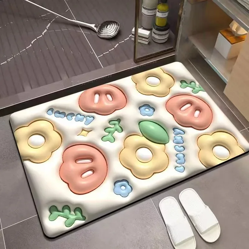 3D Diatom Mud Bath Mat Cartoon Bath Mat Toilet Door Entrance Rug Bathroom Absorbent Anti Slip Soft Diatom Mud Floor Bathroom Mat
3D Diatom Mud Bath Mat Cartoon Bath Mat Toilet Door Entrance Rug Bathroom Absorbent Anti Slip Soft Diatom Mud Floor Bathroom Mat
