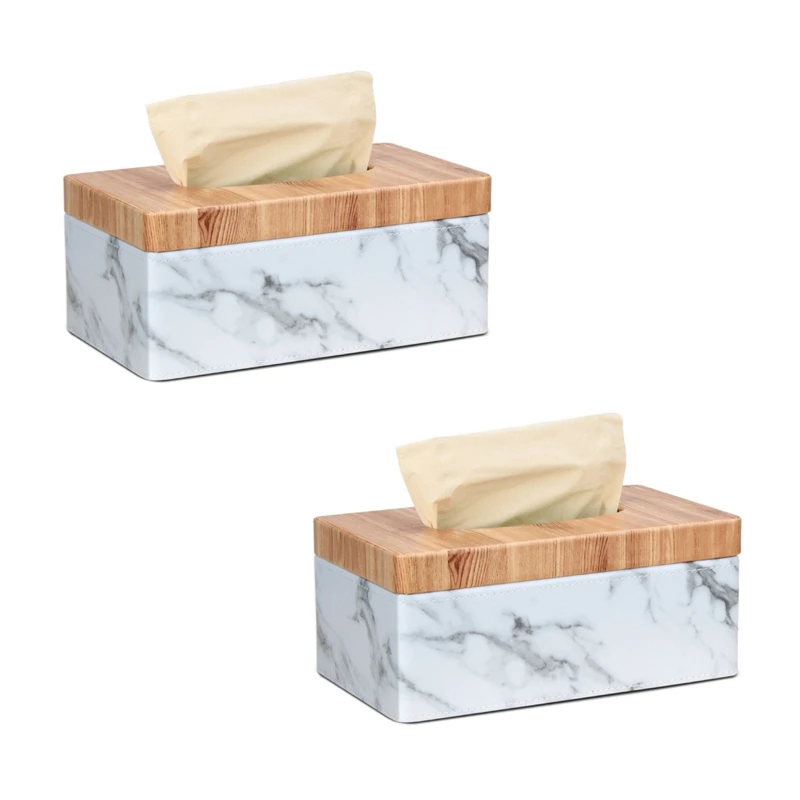 2X Rectangular Marble PU Facial Grain Tissue Box Cover Napkin Holder Paper Towel Dispenser Container For Home Decor
2X Rectangular Marble PU Facial Grain Tissue Box Cover Napkin Holder Paper Towel Dispenser Container For Home Decor