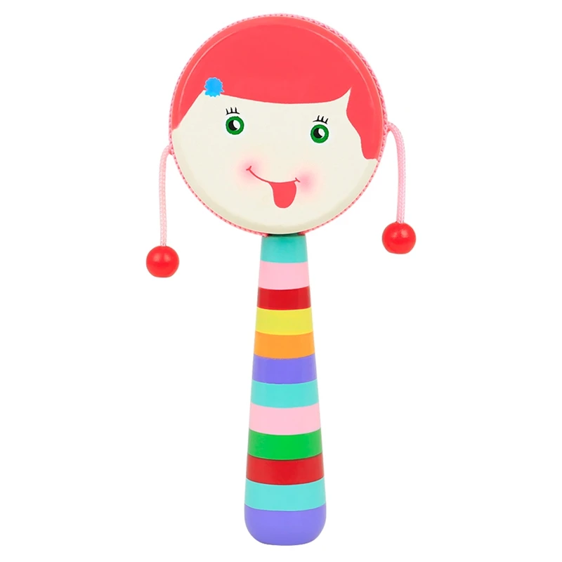 Cartoon Girl Drum Infant Newborn Toddler Boys Girls Baby Music Toys Hand-Cranked Instrument
Cartoon Girl Drum Infant Newborn Toddler Boys Girls Baby Music Toys Hand-Cranked Instrument
