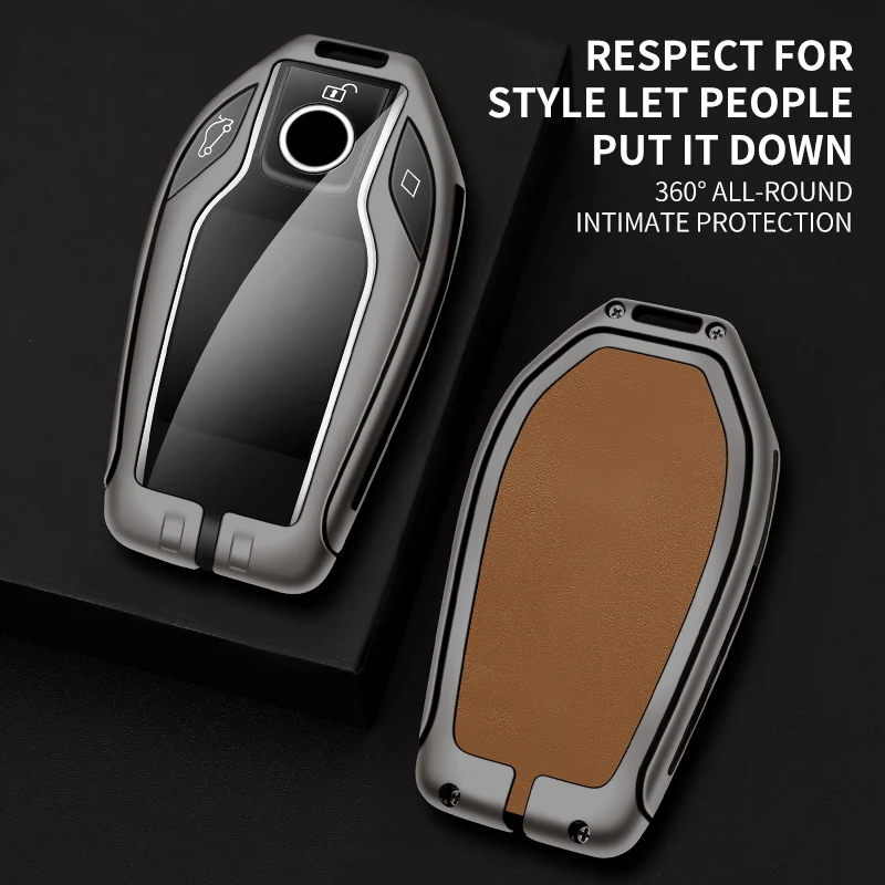 For BMW 5 7 Series G01 G02 G05 G12 G11 G30 G32 G31 i8 i12 i15 X3 X4 X5 X7 Protector Shell New Metal Leather Car Key Case Cover
For BMW 5 7 Series G01 G02 G05 G12 G11 G30 G32 G31 i8 i12 i15 X3 X4 X5 X7 Protector Shell New Metal Leather Car Key Case Cover