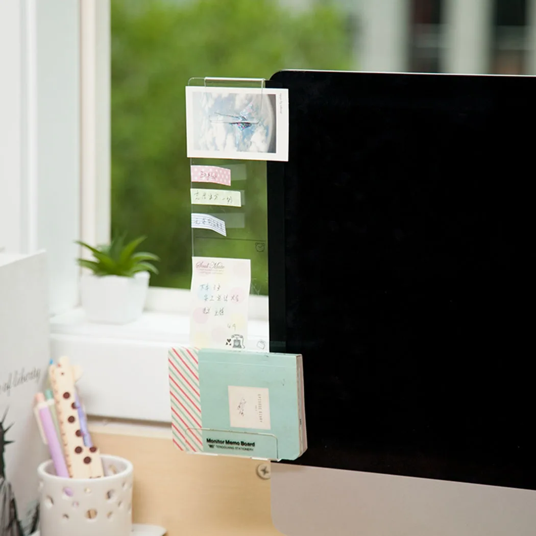 Creative Acrylic Monitor Message Memo Board For Sticky Note Transparent Holder Monitor Memo Boards 30 X 8 X 2 Cm
Creative Acrylic Monitor Message Memo Board For Sticky Note Transparent Holder Monitor Memo Boards 30 X 8 X 2 Cm