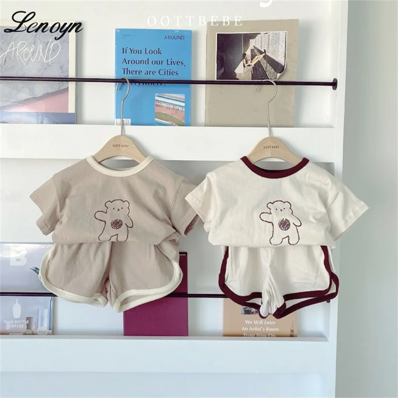 Lenoyn летняя Новинка для младенцев и малышей INS детская одежда Детский комплект с принтом медведя тонкий мультяшный комплект из двух предметов для мальчиков и девочек
Lenoyn летняя Новинка для младенцев и малышей INS детская одежда Детский комплект с принтом медведя тонкий мультяшный комплект из двух предметов для мальчиков и девочек