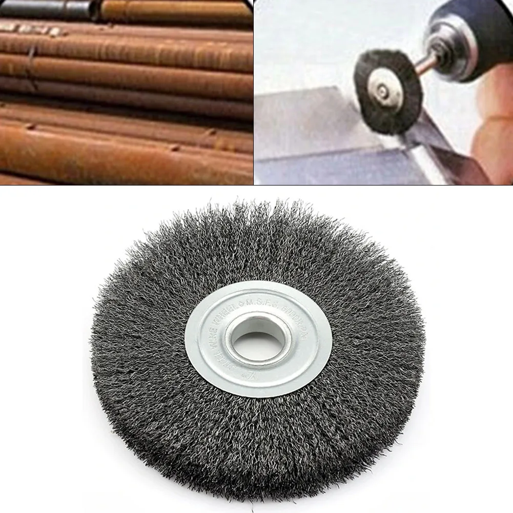 1pcs 3Inch Flat Crimped Stainless Steel Wire Wheel Brush For 0.52in Bore Angle Grinder Polishing Paint Rust Removal Tools
1pcs 3Inch Flat Crimped Stainless Steel Wire Wheel Brush For 0.52in Bore Angle Grinder Polishing Paint Rust Removal Tools