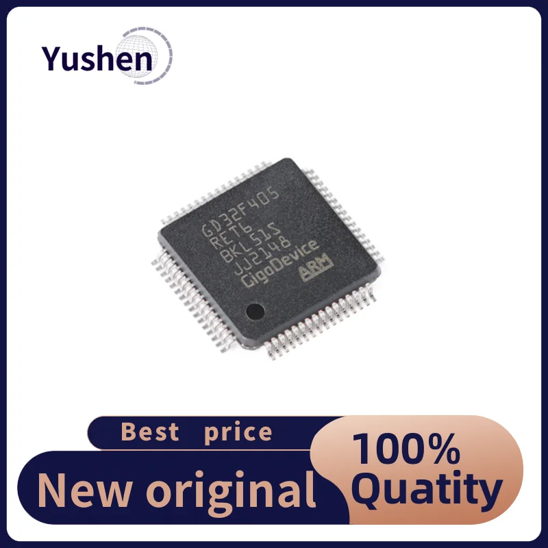 Integrated Circuit Original GD32F405RET6 LQFP-64 ARM Cortex-M4 32-bit Microcontroller MCU Chip
Integrated Circuit Original GD32F405RET6 LQFP-64 ARM Cortex-M4 32-bit Microcontroller MCU Chip