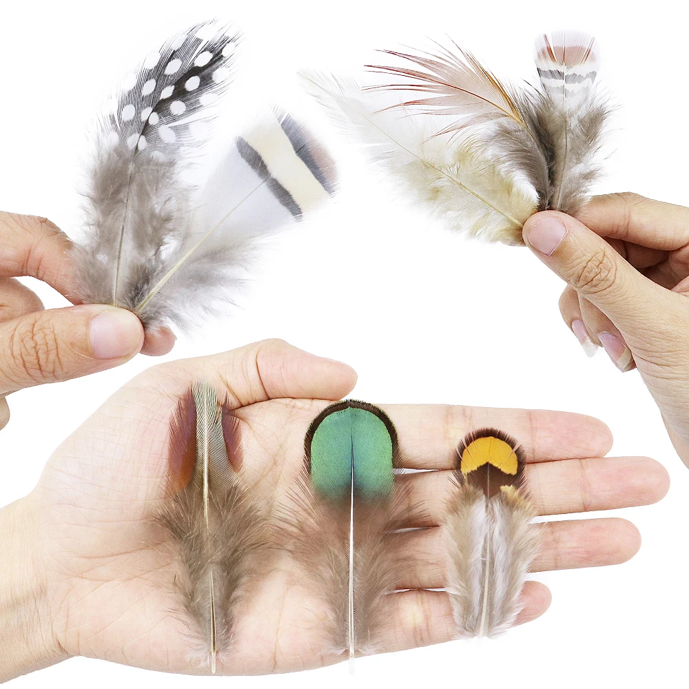 50pcs/lot Natural Pheasant Feather 5-8cm DIY Jewelry Making 2-3inch Feather Decoration Real Chicken Feather Craft Accessories
50pcs/lot Natural Pheasant Feather 5-8cm DIY Jewelry Making 2-3inch Feather Decoration Real Chicken Feather Craft Accessories