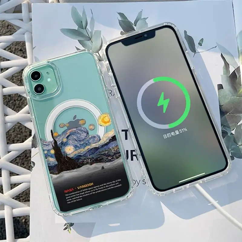 Fashion and famous paintings Phone Case For iPhone 13 12 11 Mini Pro Max transparent Super Magnetic MagSafe Cover
Fashion and famous paintings Phone Case For iPhone 13 12 11 Mini Pro Max transparent Super Magnetic MagSafe Cover