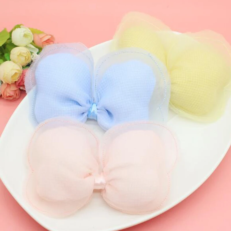 5pcs/lot 12*8CM New Spring Lace Covered Bow Patches DIY Cotton-filled Bowkont Accessories Children's Headwear Clothing Material
5pcs/lot 12*8CM New Spring Lace Covered Bow Patches DIY Cotton-filled Bowkont Accessories Children's Headwear Clothing Material