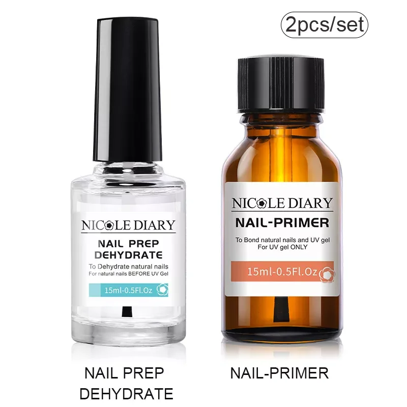 NEW2022 DIAYR 15ml 2PCS Nail Prep Dehydrator Nail-Primering Set Long Lasting Air Dry Sterlization Liquid for Gel Polish Tool Set
NEW2022 DIAYR 15ml 2PCS Nail Prep Dehydrator Nail-Primering Set Long Lasting Air Dry Sterlization Liquid for Gel Polish Tool Set
