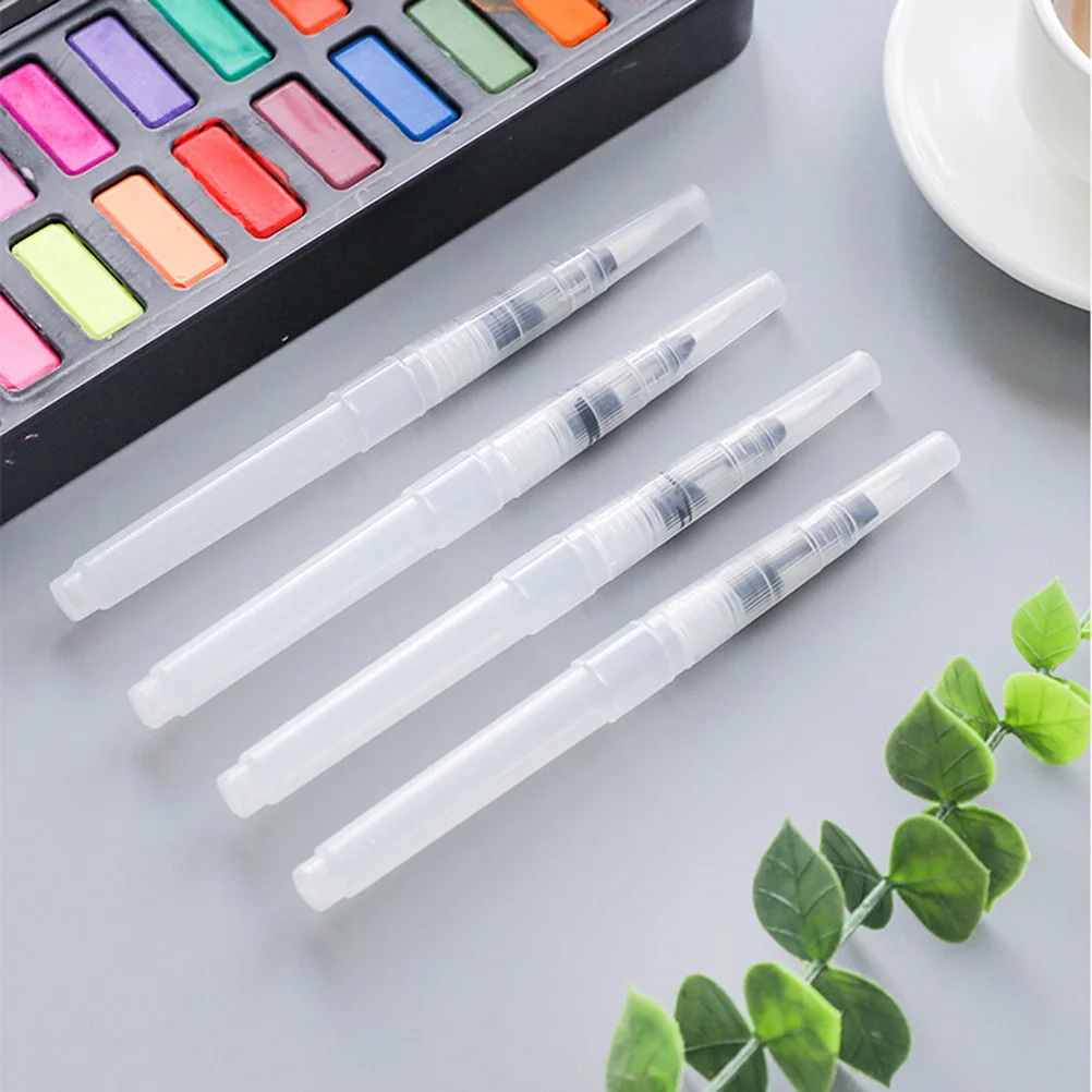 4Pcs Water Coloring Brush Pen Set for Watercolor Painting Water Soluble Pencils Brush Pens Markers Colors or Powdered
4Pcs Water Coloring Brush Pen Set for Watercolor Painting Water Soluble Pencils Brush Pens Markers Colors or Powdered