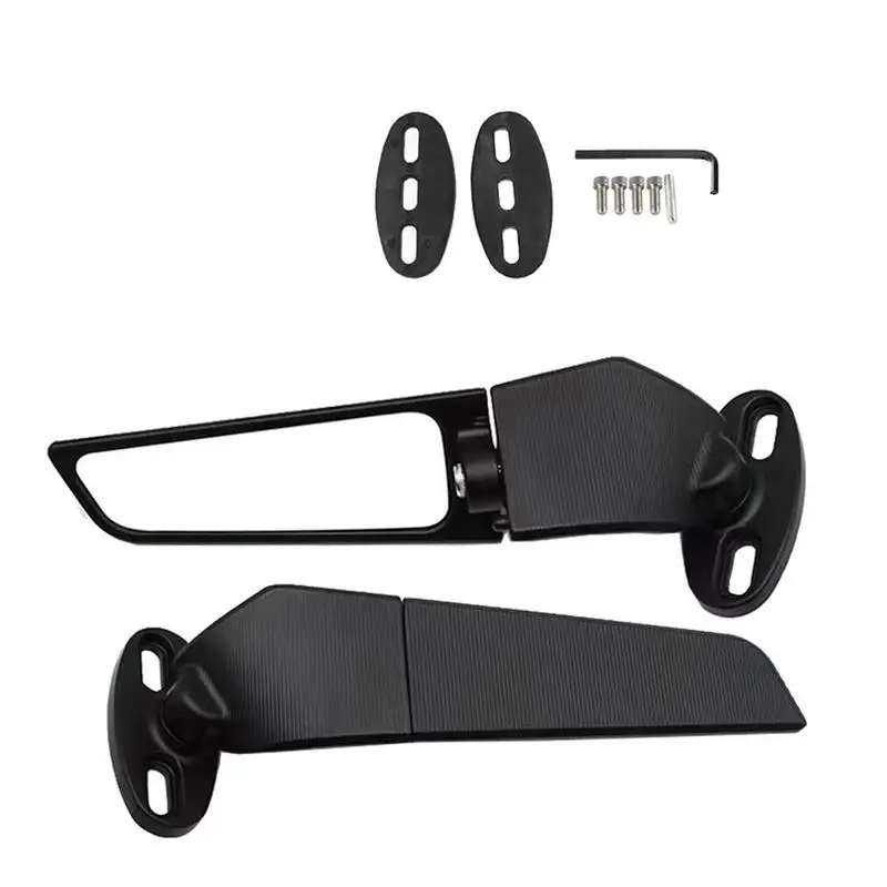 Wing Adjustable Rotating Side Mirrors Motorcycle Rearview Mirror Modified Motorcycle Wing Rearview Mirrors Wind Wing Multi-angle
Wing Adjustable Rotating Side Mirrors Motorcycle Rearview Mirror Modified Motorcycle Wing Rearview Mirrors Wind Wing Multi-angle