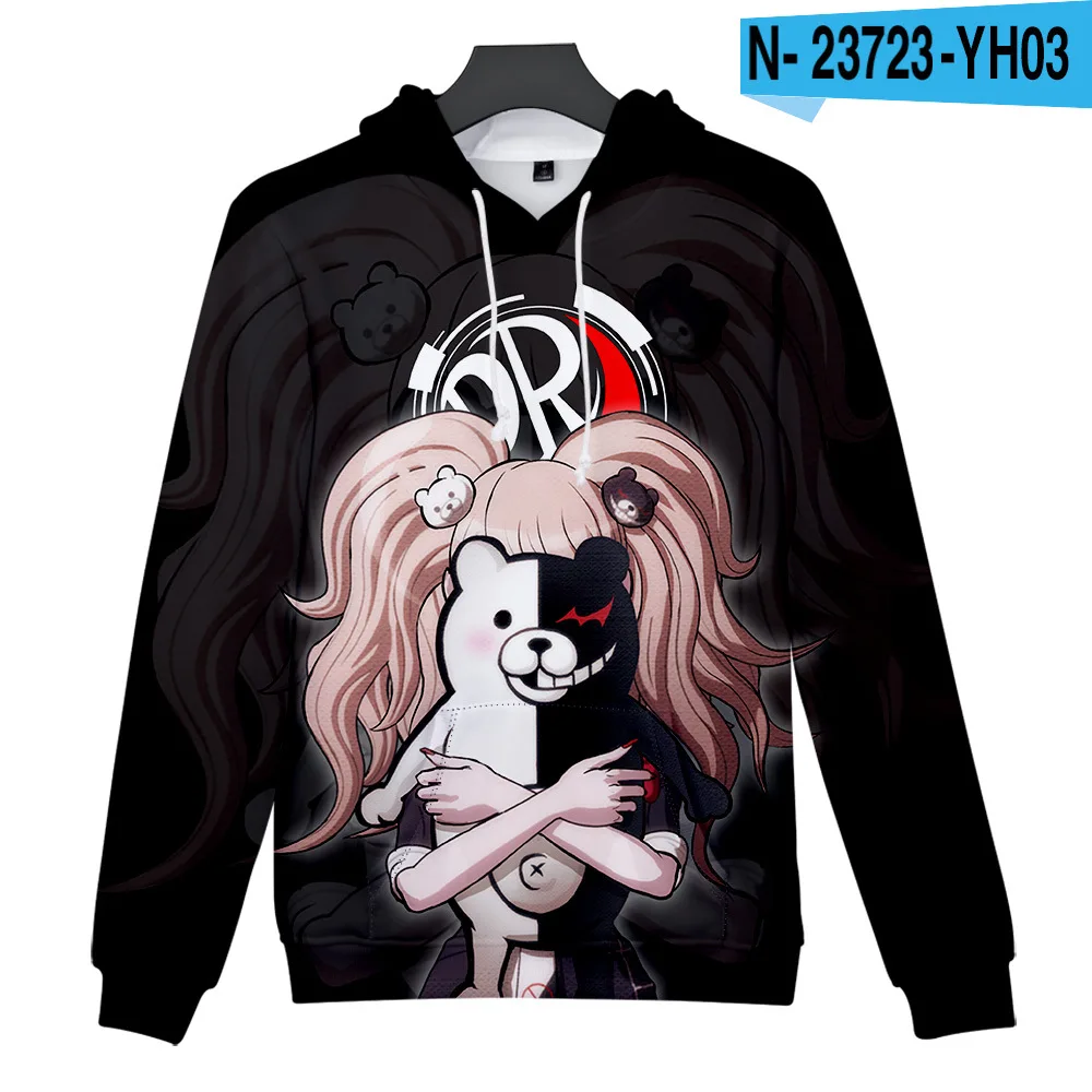 Лидер продаж, Детская толстовка Danganronpa в стиле Харадзюку, горячая Распродажа, черный, белый медведь, Монокума, молетом, женские толстовки с к...
Лидер продаж, Детская толстовка Danganronpa в стиле Харадзюку, горячая Распродажа, черный, белый медведь, Монокума, молетом, женские толстовки с к...
