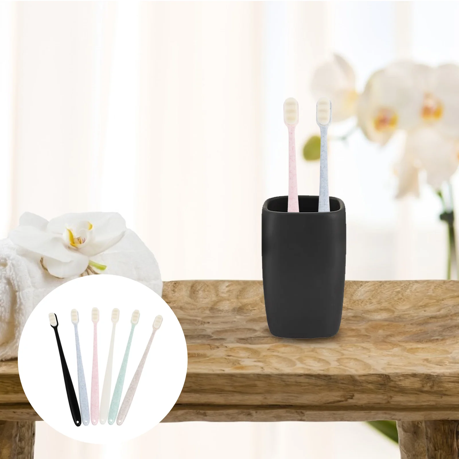 6pcs Lightweight Comfortable Practical Wavy Style Toothbrushes for Co-worker Friends
6pcs Lightweight Comfortable Practical Wavy Style Toothbrushes for Co-worker Friends