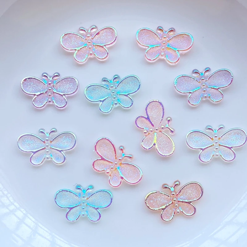 50Pcs New Cute 9*14mm Resin Mini Plated Butterfly Flat Back Cabochon Scrapbook Kawaii DIY Embellishments Accessories
50Pcs New Cute 9*14mm Resin Mini Plated Butterfly Flat Back Cabochon Scrapbook Kawaii DIY Embellishments Accessories