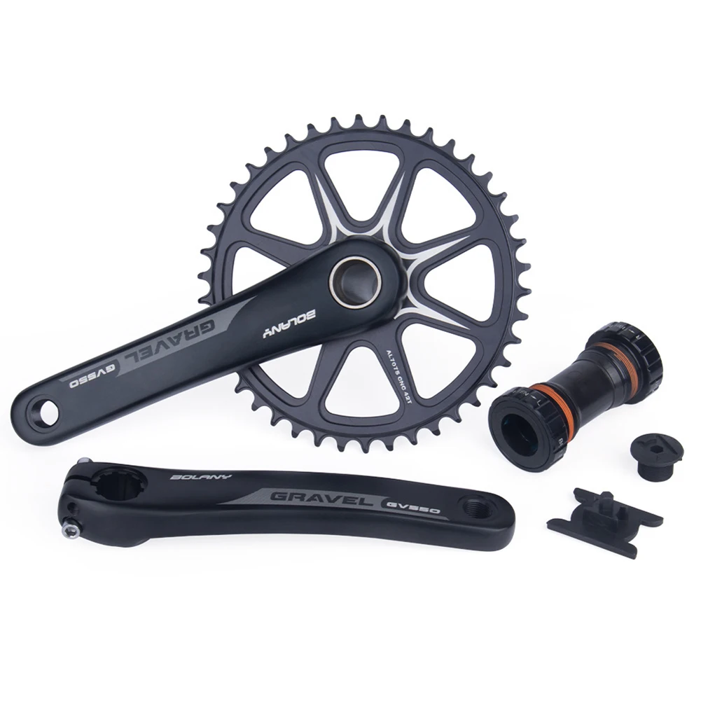 Brand New Crank Crankset Bicycle Accessories Cycling Parts Hollow Crank Single Disc 172.5mm 42T For Off-road Road
Brand New Crank Crankset Bicycle Accessories Cycling Parts Hollow Crank Single Disc 172.5mm 42T For Off-road Road
