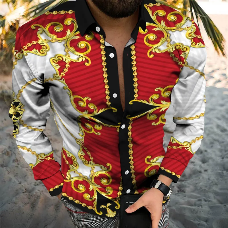 2022 Men's New Digital Fashion Printed Large Long Sleeved Shirt Square Classic Design Leisure Brand
2022 Men's New Digital Fashion Printed Large Long Sleeved Shirt Square Classic Design Leisure Brand