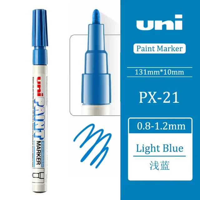 Маркер UNI PX-21 перманентный цветной
Маркер UNI PX-21 перманентный цветной