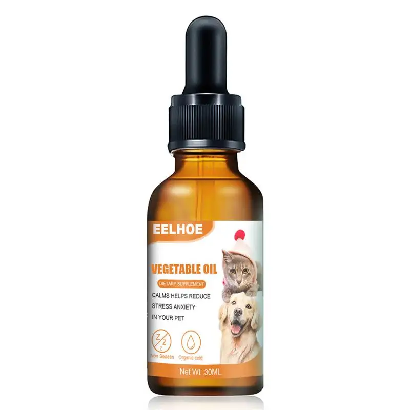 

Natural Organic Calming Drops Pet Anxiety Relief Blend Essential Oil For Dogs Cats Create An Anxiety-Free Experience Skin Health