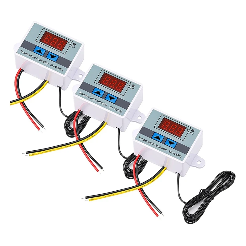 Digital Temperature Controller XH-W3001 110-220V Module Programmable Minus 50 To 110 Degree Heating Cooling Thermostat
Digital Temperature Controller XH-W3001 110-220V Module Programmable Minus 50 To 110 Degree Heating Cooling Thermostat