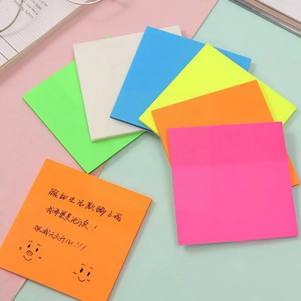 50 Sheets Transparent Sticky Note Pet Waterproof Self-adhesive Office Stationery Kaawaii Notepad Clear School Memo Pads Pap K4u3
50 Sheets Transparent Sticky Note Pet Waterproof Self-adhesive Office Stationery Kaawaii Notepad Clear School Memo Pads Pap K4u3