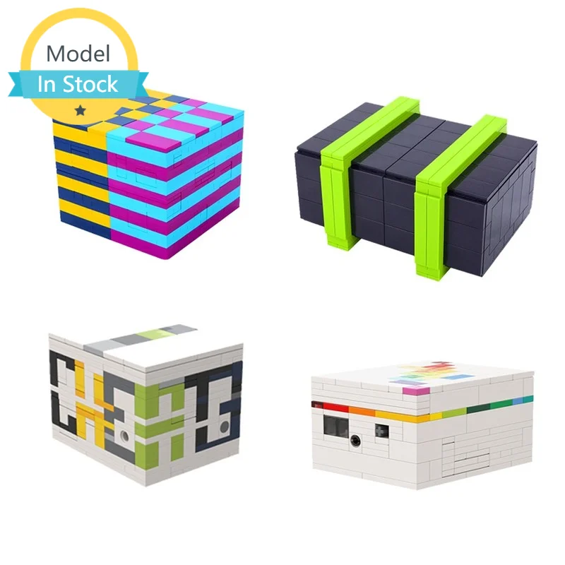 MOC Third-order Twisting Multicolor Box Magic Bookcase Building Block Model Splicing Cube Candy Automatic Vending Brick Toy
MOC Third-order Twisting Multicolor Box Magic Bookcase Building Block Model Splicing Cube Candy Automatic Vending Brick Toy