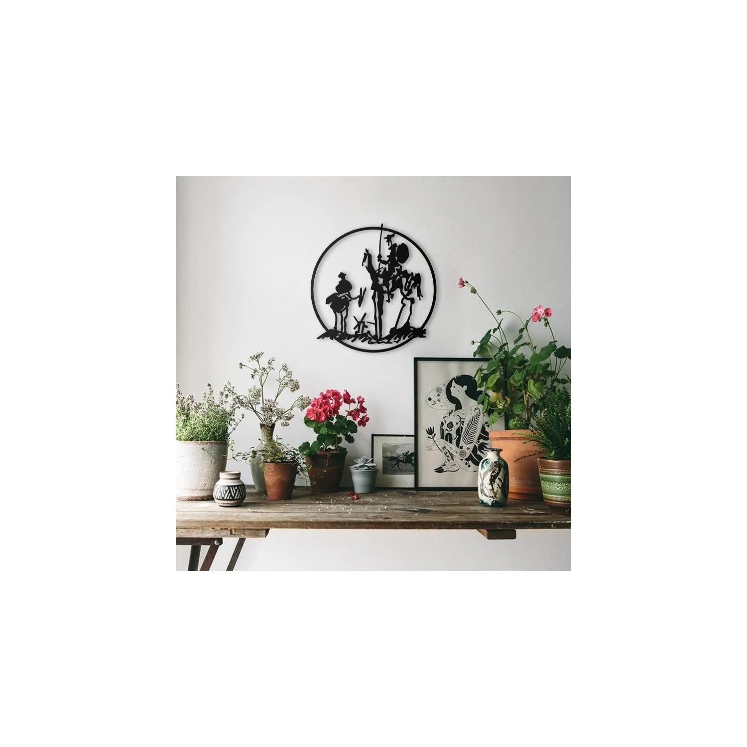 İkonika Picasso Don Quixote Black Matte Appearance Aesthetic Elegant Artistic Posture High Quality Nature Friendly Metal Modern Design Table
İkonika Picasso Don Quixote Black Matte Appearance Aesthetic Elegant Artistic Posture High Quality Nature Friendly Metal Modern Design Table