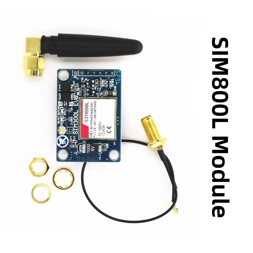 SIM800L V2.0 5V беспроводной GSM GPRS модуль четырехдиапазонный с антенной кабельный колпачок
SIM800L V2.0 5V беспроводной GSM GPRS модуль четырехдиапазонный с антенной кабельный колпачок