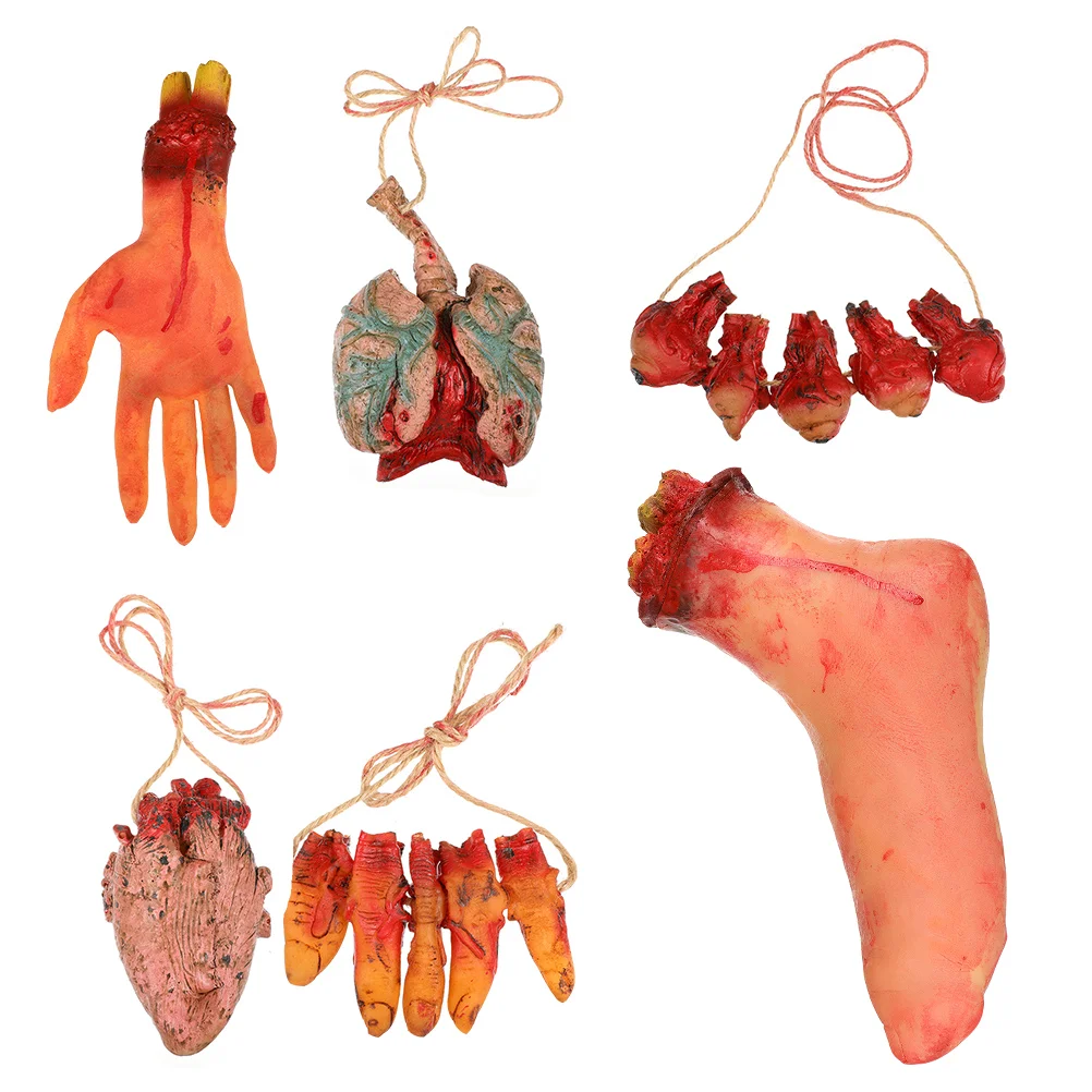 6pcs Simulation Broken Foot Broken Foot Pendants Horrible Decorations for Festival
6pcs Simulation Broken Foot Broken Foot Pendants Horrible Decorations for Festival
