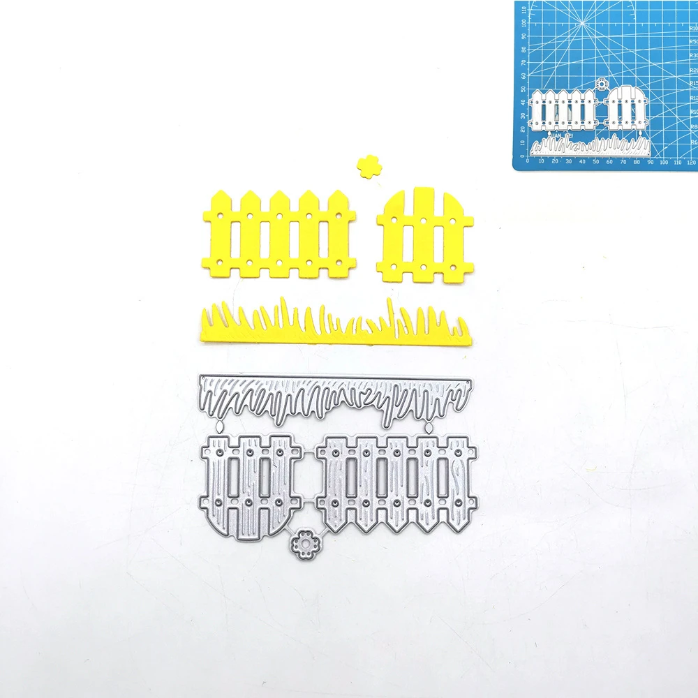 Lawn fence Metal Cutting Dies Stencil Scrapbooking DIY Album Stamp Paper Card Mold Embossing Decoration
Lawn fence Metal Cutting Dies Stencil Scrapbooking DIY Album Stamp Paper Card Mold Embossing Decoration