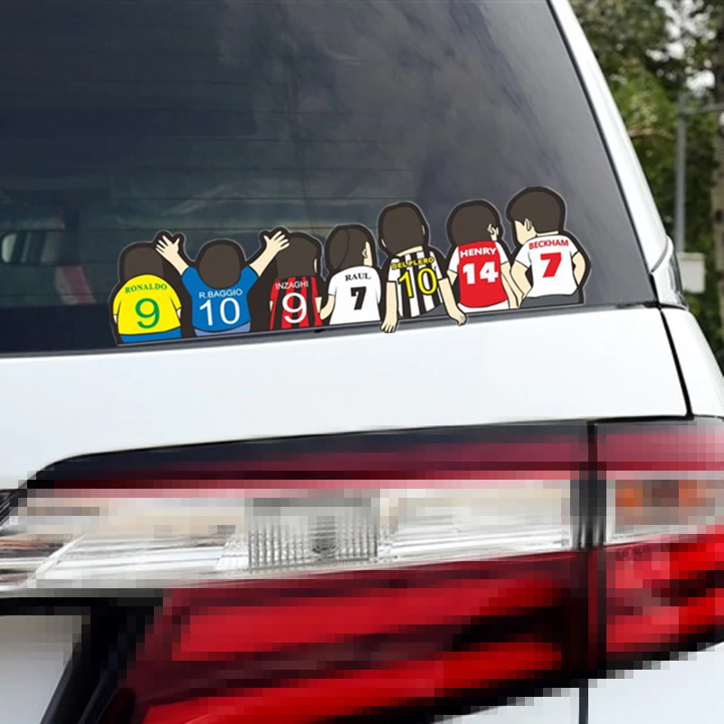 Z316# Car Sticker Football For Herry Baggio Piero Raul Cartoon Cute Funny Creative Decals windshield Auto Tuning Styling
Z316# Car Sticker Football For Herry Baggio Piero Raul Cartoon Cute Funny Creative Decals windshield Auto Tuning Styling