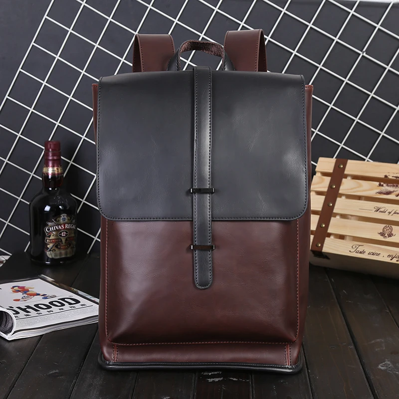 Men's Business Office Backpack School bags Large Travel Backbag Male Solid Computer Laptop Bag Pack PU Leather Brown Green
Men's Business Office Backpack School bags Large Travel Backbag Male Solid Computer Laptop Bag Pack PU Leather Brown Green