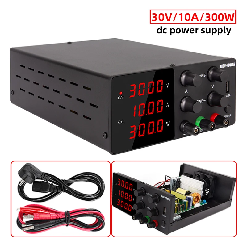 30V 10A 5A DC Laboratory Power Supply Adjustable Voltage Regulator Switch Bench Power Source 60V 120V 3A 220V 110V USB Interface
30V 10A 5A DC Laboratory Power Supply Adjustable Voltage Regulator Switch Bench Power Source 60V 120V 3A 220V 110V USB Interface