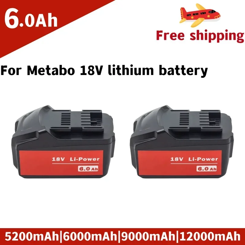 Новый аккумулятор 18V 6.0Ah для Metabo, беспроводные электроинструменты, дрели, драйверы, гаечные ключи, молотки для батареи Metabo 18V 625592000 625591000
Новый аккумулятор 18V 6.0Ah для Metabo, беспроводные электроинструменты, дрели, драйверы, гаечные ключи, молотки для батареи Metabo 18V 625592000 625591000